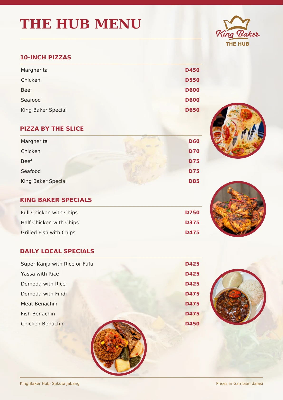 Hub menu page 2