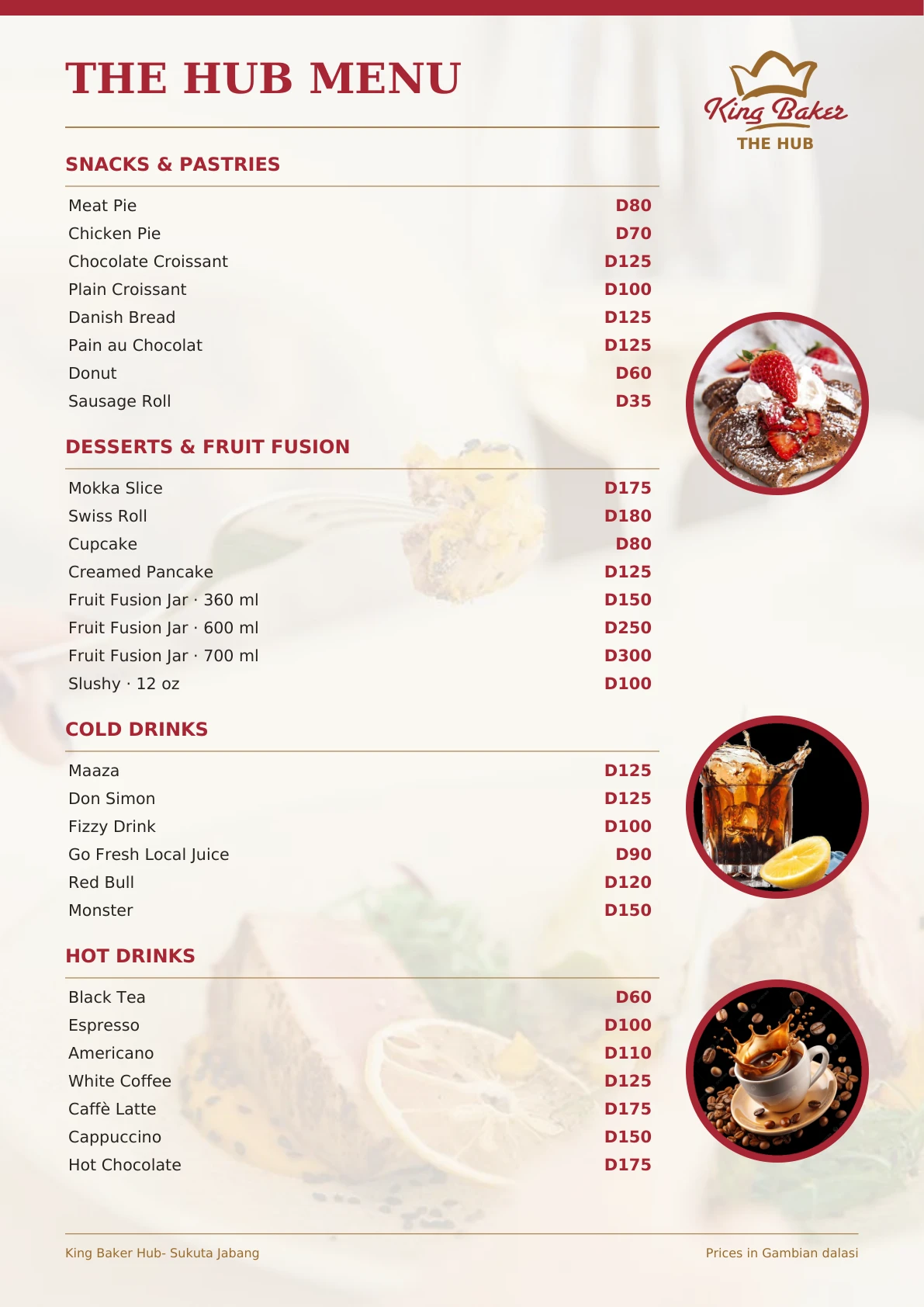 Hub menu page 3